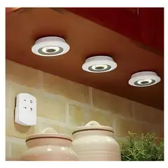 GENERICO - Foco Led Inalámbrico Con Control Remoto 1 pieza