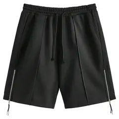 YANSUS - Short Hombre Algodón Negro Cierre