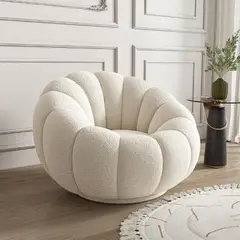 GENERICO - Butaca Giratoria Francisca Vintage - Beige