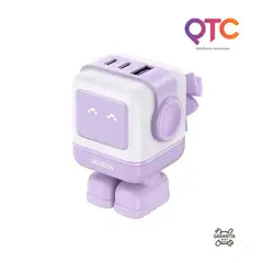 UGREEN - Nexode 65W Cargador GaN 3 Puertos USB-C USB-A Carga Rápida CD361 35314 Morado