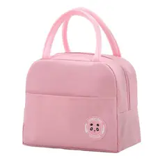 GENERICO - Lonchera Térmica Portátil Impermeable Rosa Bebé
