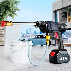 GENERICO - Pistola de Agua Hidrolavadora para Auto con Batería de 48V Reales