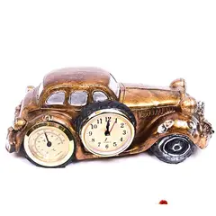 GENERICO - Carro decorativo antiguo con reloj