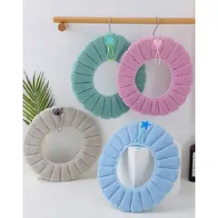 GENERICO - Protector de inodoro Funda de baño Set x3 beige