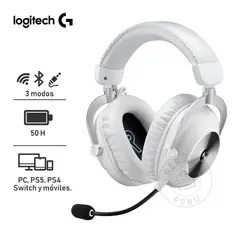 LOGITECH - Audífono G pro X 2 wireless blanco bluetooth USB