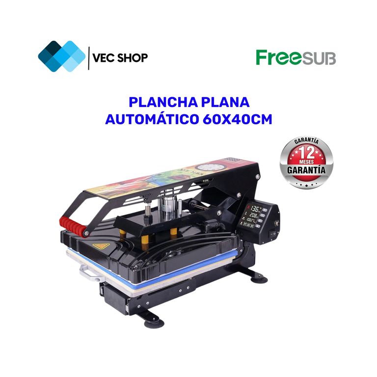 Maquina de Sublimación Plancha Plana Automática Sublimadora Freesub