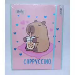 GENERICO - Cuaderno Capibara - 150 Hojas Doble Anillado - Cappyccino