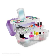 POLINPLAST - Master Box N° 14 Vanity con Bandejas, Espejo y Cierre