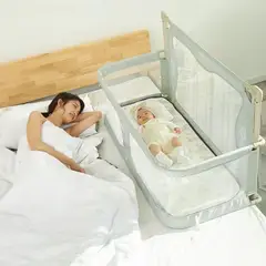 BABYKISS - BARANDA CUNA COLECHO PLEGABLE PARA BEBES 3 EN 1