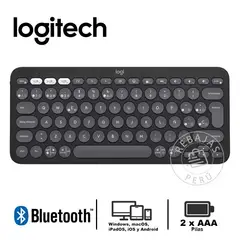 LOGITECH - Pebble 2 K380S Teclado Bluetooth Inalámbrico Compacto Grafito