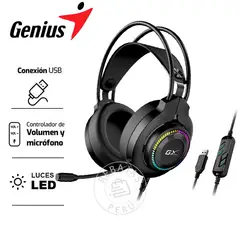 GENIUS GX - Genius HS-GX580U Gaming Headset Auriculares con Micrófono