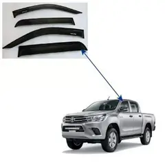 GENERICO - Correlluvia Toyota Hilux Revo 2016-2021 Negro
