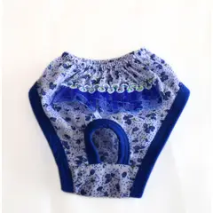 GENERICO - Calzon o Truza de Celo para Mascotas Talla 2 - Azul