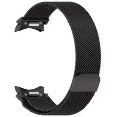 GENERICO - CORREA DE ACERO MILANESE PARA WATCH 7/6/5/4 Fe NEGRO