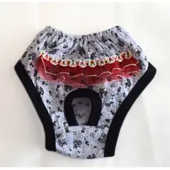 GENERICO - Calzon o Truza de Celo para Mascotas Talla 1 - Negro