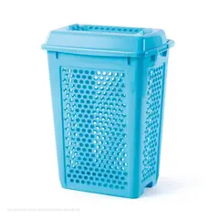 POLINPLAST - Cesto Qatar Gigante Resistente Con Tapa Para Ropa