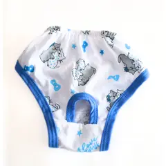 GENERICO - Calzon o Truza de Celo para Mascotas Talla 3 - Celeste