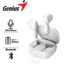 GENIUS GX - Auriculares True Wireless Genius HS-M905BT Bluetooth Light Blanco