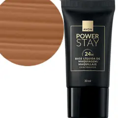 AVON - Base Líquida Power Stay 24h - 420Q DEEP TAN