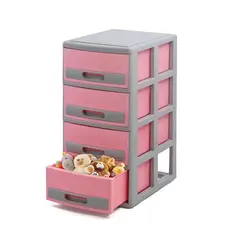 POLINPLAST - Cómoda Polin N° 4 con 4 cajones amplios y diseño moderno