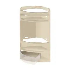 POLINPLAST - Esquinero de Ducha con Repisas y Cajón Organizador