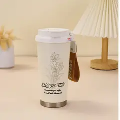 GENERICO - Termo Vaso Para Tomar Café Color Crema