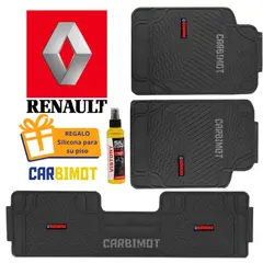 GENERICO - PISO PROTECTOR ALFOMBRA TAPIZ PARA VEHICULOS RENAULT