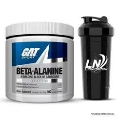 GAT - Beta Alanina Sport 200Gr Beta-alanine Pre Workout con shaker