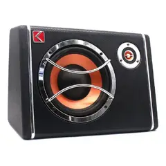 QUICK - Subwoofer Plano Amplificado Parlante+ Kit Instalación