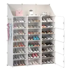 U BUY - Zapatero Con Cubierta Letture 3 X 8 Niveles 48 Pares De Arm