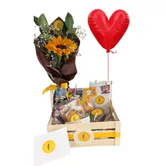 FLORISTERI - Desayuno Amor con Ramo Girasol