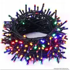 GENERICO - Árbol de navidad ciprés rama x rama 2 10m+tren 2 vagones + luces 300