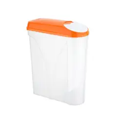 REY PLAST - Dispensador Multiusos con Dosificador Práctico Naranja