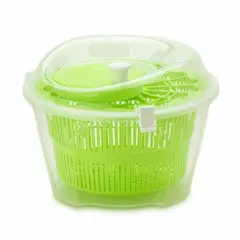 REY PLAST - Escurridor Centrífugo de Vegetales Práctico Verde