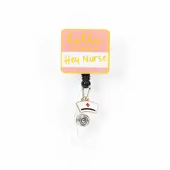 GENERICO - Carrete de Credencial con Clip Hey Nurse