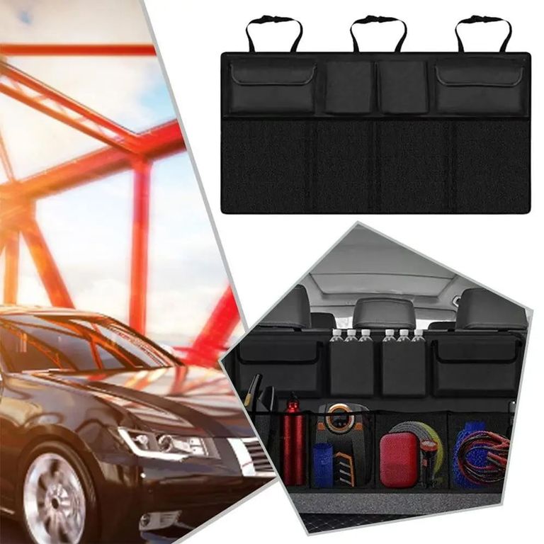 Organizador maletero Autos Carro Viaje asiento Botella multi bolsillo