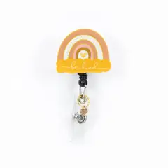 GENERICO - Carrete de Credencial con Clip Arcoíris