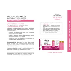 GENERICO - LOCIÓN CAPILAR ARGÁN-KERATINA X 12 AMPOLLAS 15ML