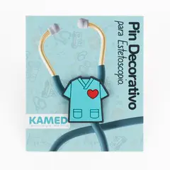 GENERICO - Pin Decorativo para Estetoscopio Camisa Enfermería