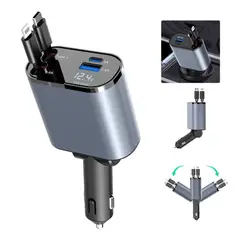 KREED - Cargador de Auto Retráctil - Carga Rápida