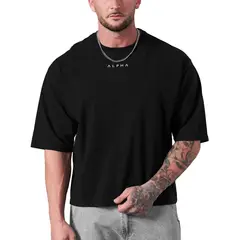 ALPHA FIT - Polo Boxy Fit Oversize de Algodón - Polo Boxyfit