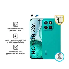 HONOR - X8C VERDE 8RAM 256GB - REGISTRADO