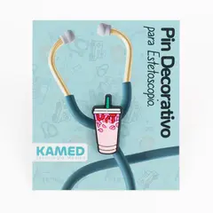 GENERICO - Pin Decorativo para Estetoscopio Kamed Frappé