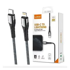 LDNIO - Cable Carga Rápida Usb C a Lightning 3 Metros