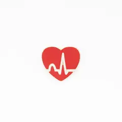 GENERICO - Pin Médico de Metal Kamed Corazón Signo Vital