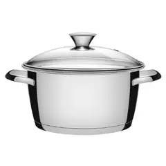 TRAMONTINA - OLLA ACERO 24 CM (5.67 LT) ALLEGRA T/VID -