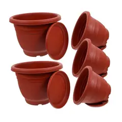 GENERICO - MACETERO TERRACOTA PACK DE 10 UNIDADES 18X14CM