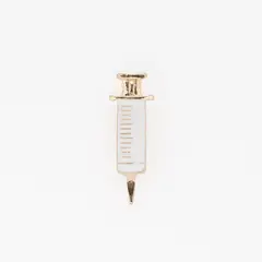 GENERICO - Pin Médico de Metal Kamed Jeringa