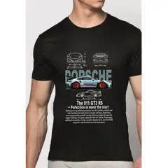 GENERICO - POLO HOMBRE AUTO PORSCHE DS10 MANGA CORTA