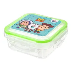 REY PLAST - Taper Decco 500 ml Disney Toy Story, Tapa Hermética Verde